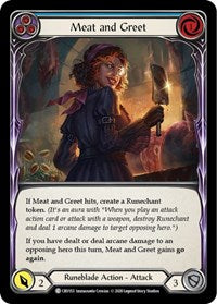 Meat and Greet (Blue) (CRU153) [Crucible of War (Unlimited)]