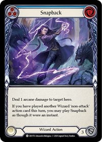 Snapback (Blue) (CRU176) [Crucible of War (Unlimited)]