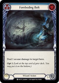 Foreboding Bolt (Blue) (CRU170) [Crucible of War]