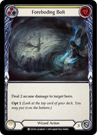 Foreboding Bolt (Yellow) (CRU169) [Crucible of War (Unlimited)]