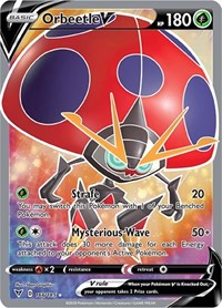 Orbeetle V (Full Art) (166/185) [SWSH04 Vivid Voltage]