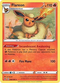 Flareon (026/185) [SWSH04 Vivid Voltage]