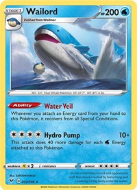 Wailord (032/185) [SWSH04 Vivid Voltage]