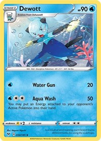 Dewott (034/185) [SWSH04 Vivid Voltage]