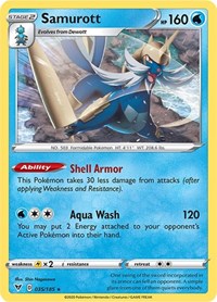 Samurott (035/185) [SWSH04 Vivid Voltage]