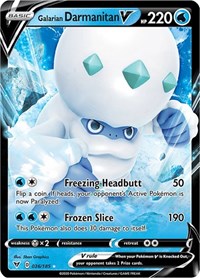 Galarian Darmanitan V (036/185) [SWSH04 Vivid Voltage]