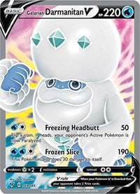 Galarian Darmanitan V (Full Art) (169/185) [SWSH04 Vivid Voltage]