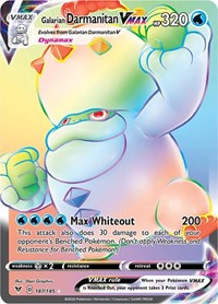 Galarian Darmanitan VMAX (Secret) (187/185) [SWSH04 Vivid Voltage]
