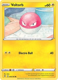 Voltorb (045/185) [SWSH04 Vivid Voltage]