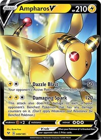 Ampharos V (049/185) [SWSH04 Vivid Voltage]