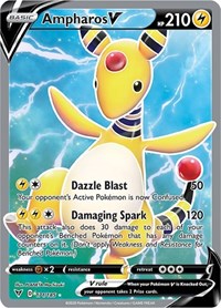 Ampharos V (Full Art) (171/185) [SWSH04 Vivid Voltage]