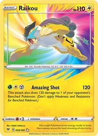 Raikou (050/185) [SWSH04 Vivid Voltage]