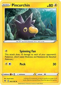 Pincurchin (062/185) [SWSH04 Vivid Voltage]