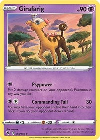 Girafarig (065/185) [SWSH04 Vivid Voltage]
