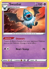 Swoobat (074/185) [SWSH04 Vivid Voltage]