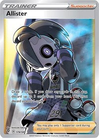 Allister (Full Art) (179/185) [SWSH04 Vivid Voltage]