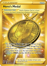 Hero's Medal (Secret) (201/185) [SWSH04 Vivid Voltage]