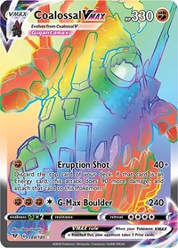 Coalossal VMAX (Secret) (189/185) [SWSH04 Vivid Voltage]