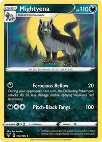 Mightyena (104/185) [SWSH04 Vivid Voltage]