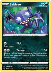 Sableye (105/185) [SWSH04 Vivid Voltage]
