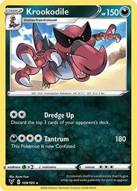 Krookodile (109/185) [SWSH04 Vivid Voltage]