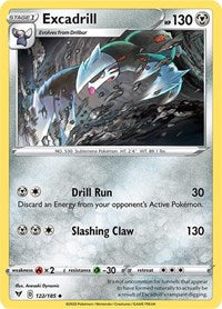 Excadrill (122/185) [SWSH04 Vivid Voltage]