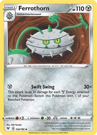 Ferrothorn (124/185) [SWSH04 Vivid Voltage]