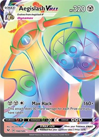 Aegislash VMAX (Secret) (190/185) [SWSH04 Vivid Voltage]
