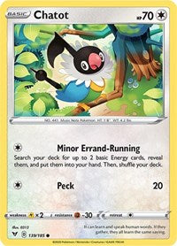 Chatot (139/185) [SWSH04 Vivid Voltage]