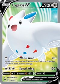 Togekiss V (Full Art) (178/185) [SWSH04 Vivid Voltage]