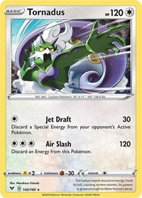 Tornadus (142/185) [SWSH04 Vivid Voltage]