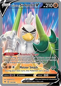 Galarian Sirfetch'd V (Full Art) (174/185) [SWSH04 Vivid Voltage]