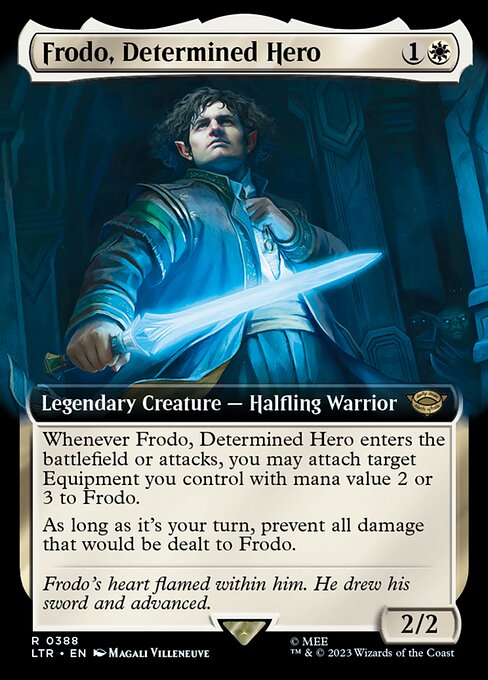 Frodo, Determined Hero (388) [The Lord of the Rings: Tales of Middle-earth] [Extended Art]