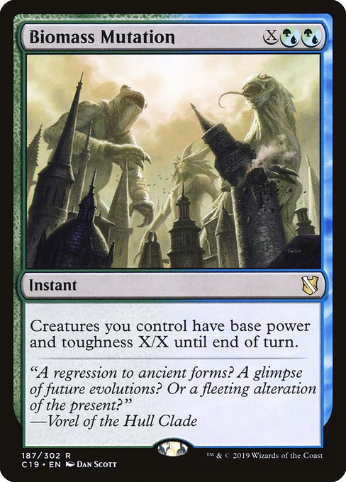 Biomass Mutation (187) [Commander 2019]