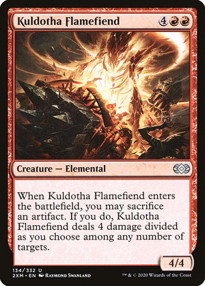 Kuldotha Flamefiend (134) [Double Masters]