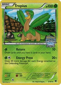 Tropius - 5/101 (National Championships) [Staff] (005/101) [League and Championship Cards]