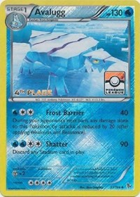 Avalugg - 31/106 (Pokemon League) [4th Place] (031/106) [League and Championship Cards]