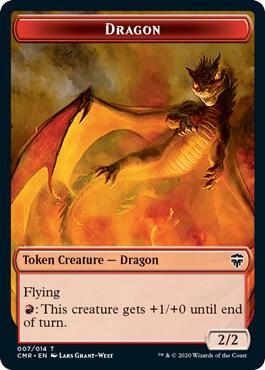 Dragon // Treasure Double-Sided Token (7 // 12) [Commander Legends]