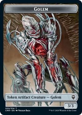 Golem // Thrull Double-Sided Token (9 // 5) [Commander Legends]