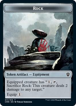 Rock // Soldier Double-Sided Token (11 // 2) [Commander Legends]