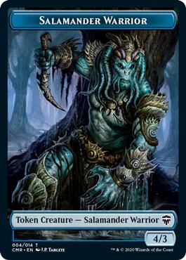 Salamander Warrior // The Monarch Double-Sided Token (4 // 14) [Commander Legends]