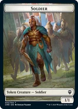 Soldier // Zombie Double-Sided Token (2 // 6) [Commander Legends]