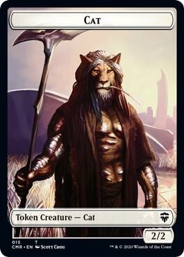 Cat // Soldier Double-Sided Token (15 // 16) [Commander Legends]