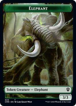 Elephant // Soldier Double-Sided Token (20 // 16) [Commander Legends]