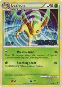 Leafeon - 17/90 (Prerelease) [Staff] (17/90) [Nintendo Promos]