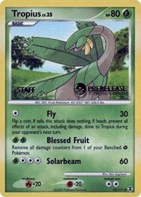 Tropius - 52/111 (Prerelease) [Staff] (52/111) [Nintendo Promos]