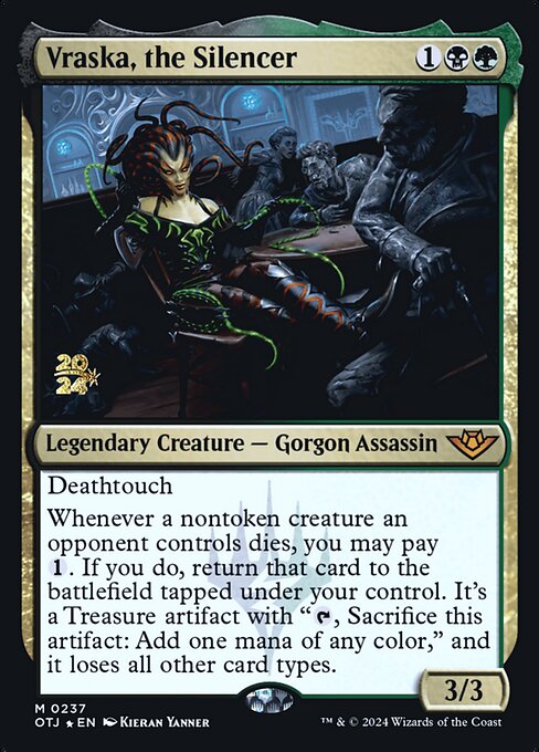 Vraska, the Silencer (237s) [Outlaws of Thunder Junction Promos]
