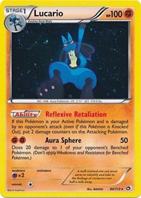 Lucario - 80/113 (Cosmos Holo) (080/113) [Miscellaneous Cards and Products]