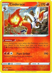 Cinderace - 034/202 (Cosmos Holo) (034/202) [Miscellaneous Cards and Products]