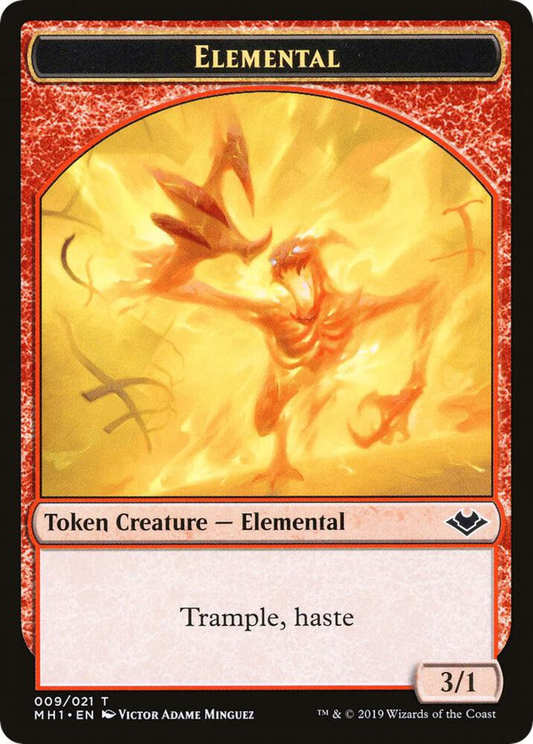 Elemental (009) // Goblin Double-Sided Token (9 // 10) [Modern Horizons]